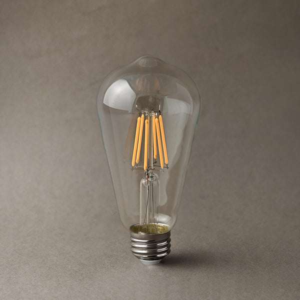 LED電球 ST64 (E26/6W/クリア球/調光)