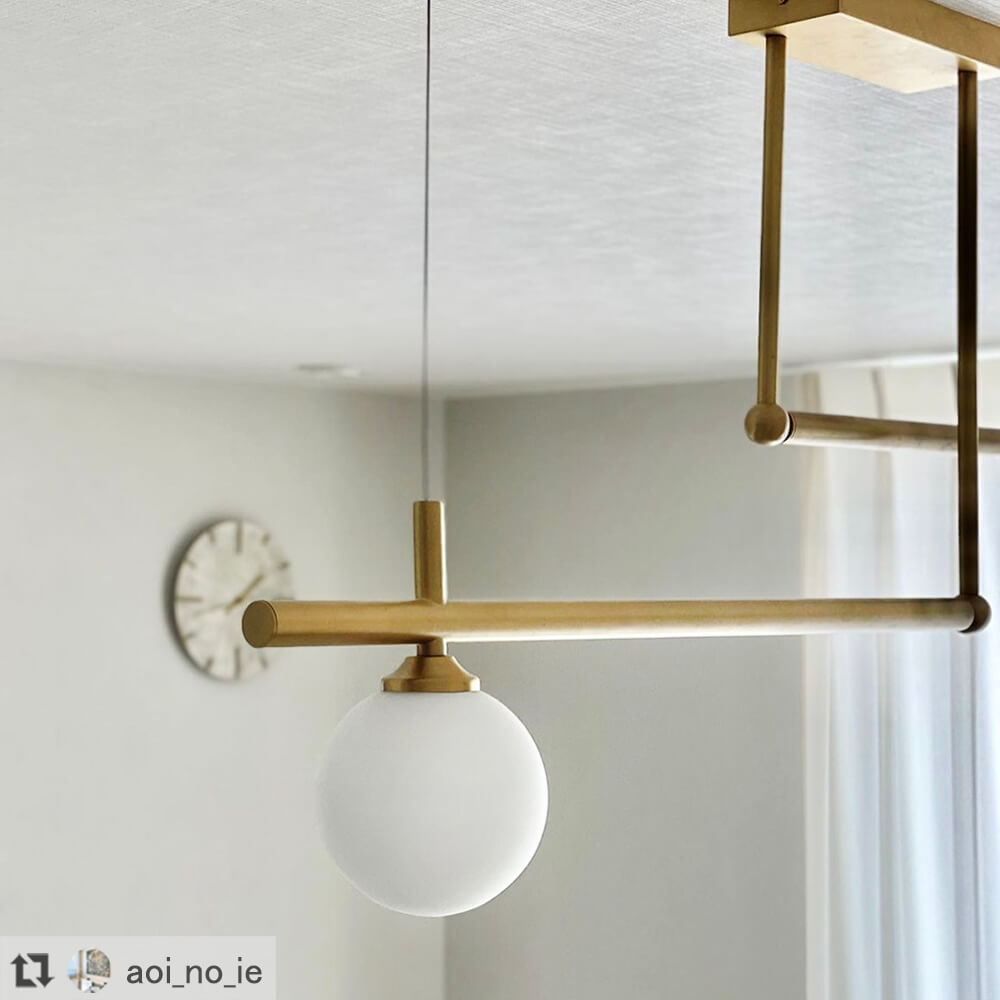 ムーンリット４灯バブルペンダントライト 送料無料 MOON CROSS（ムーンクロス）4灯ガラスペンダントライト