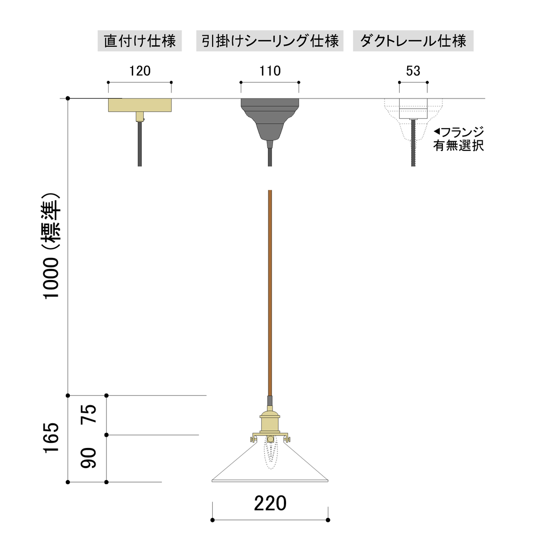 レトロな陶器シェードと真鍮ソケット照明 - パルラペンダントライト レトロな陶器シェードと真鍮ソケット照明 - パルラペンダントライト