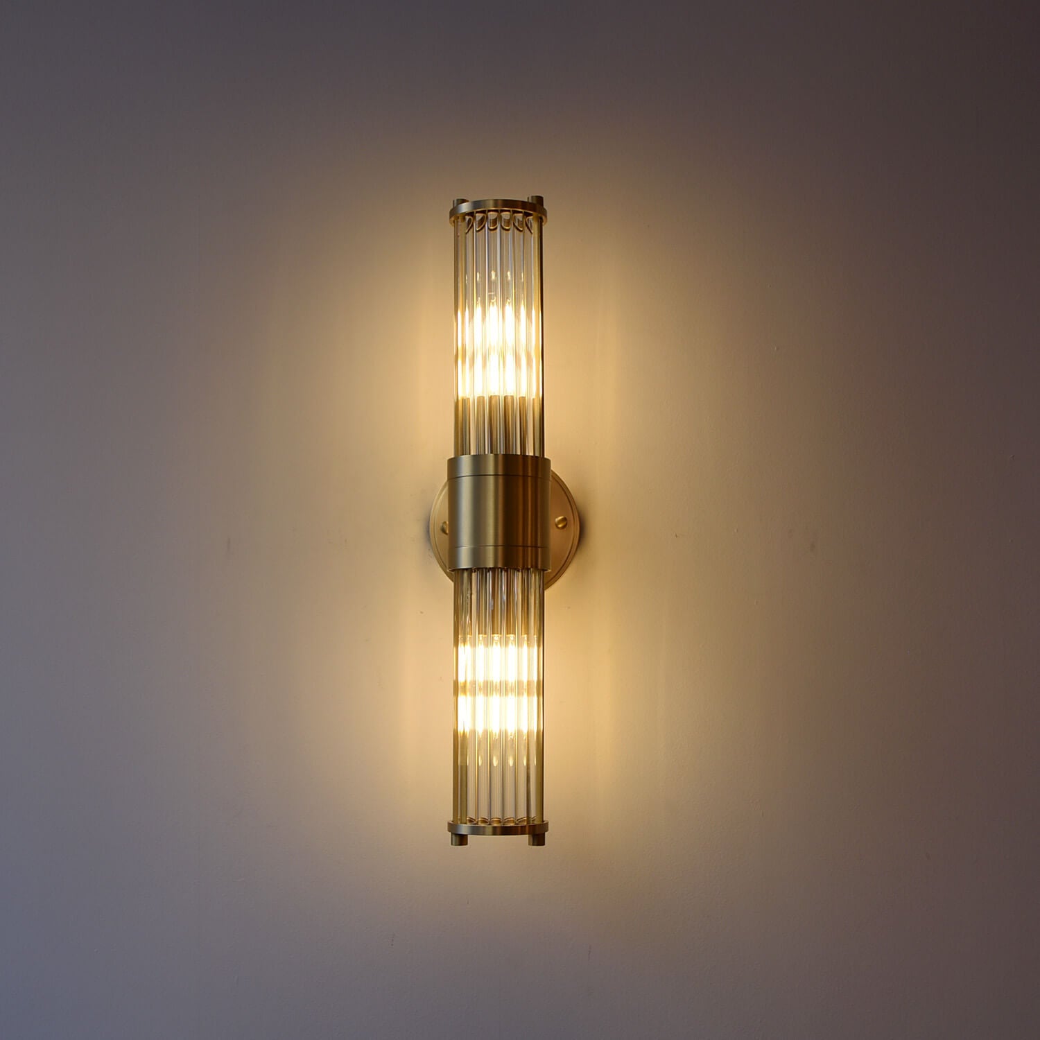 エレガントな真鍮フレームが美しいウォールライト - WL-34 [D