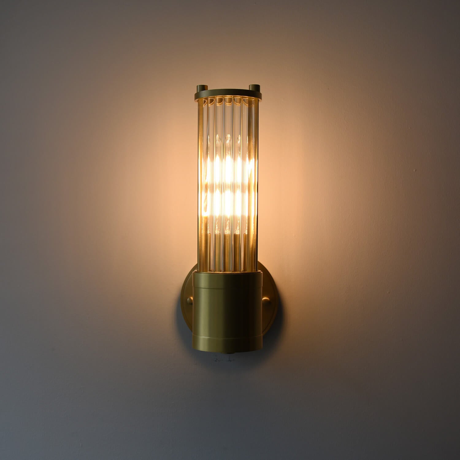 エレガントな真鍮フレームが美しいウォールライト - WL-34 [S