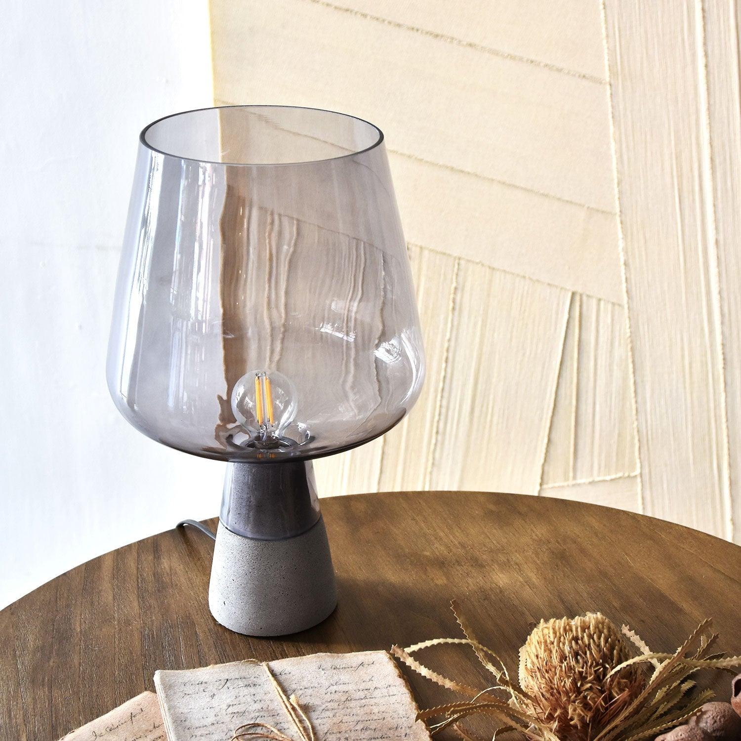 LEDスタンド 天然ブナの土台 調光