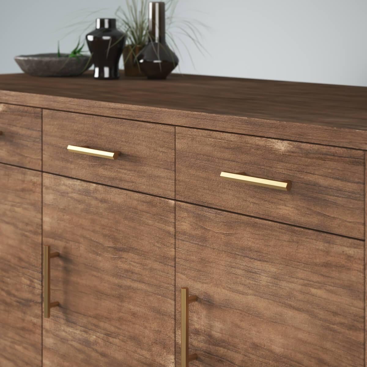 六角形のフォルムがオシャレな家具ハンドル - ヘキサハンドル(L