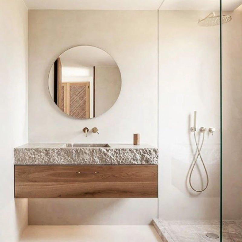 ウォールナットと真鍮の家具ハンドル - ルソールハンドルウッド(L